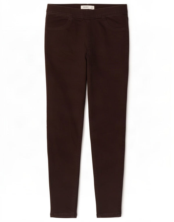 Marks & Spencer Jeans Jegging para Mujer UK 8 Small W26 L26 Algodón Marrón