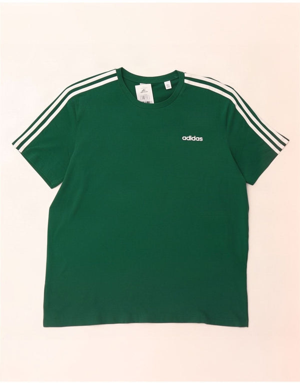 Adidas Camiseta Hombre Top 2XL Algodón Verde