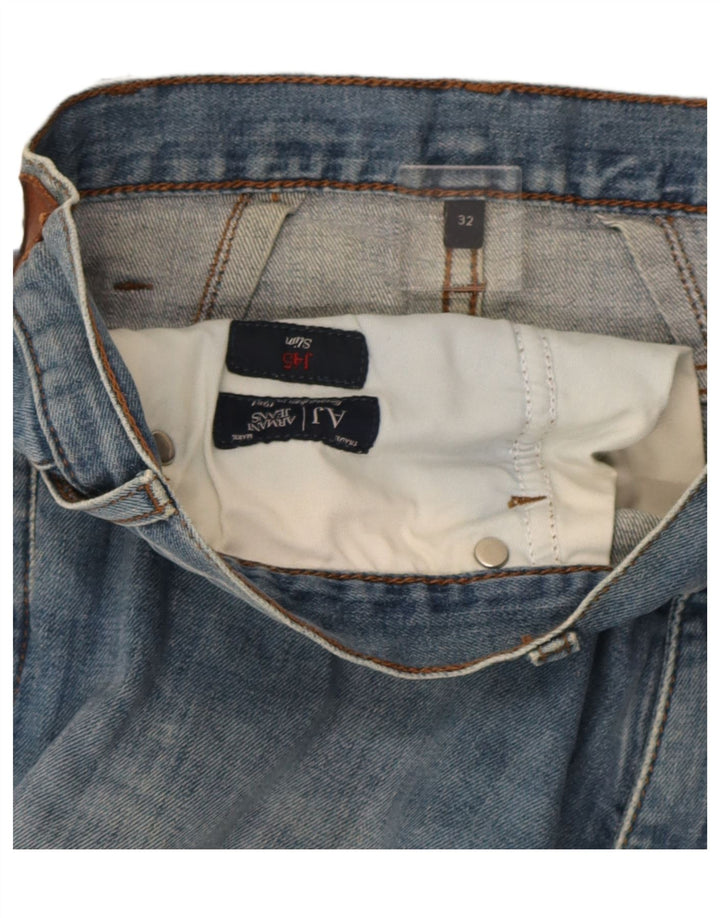 Armani Hombre J45 Vaqueros Slim W32 L31 Azul