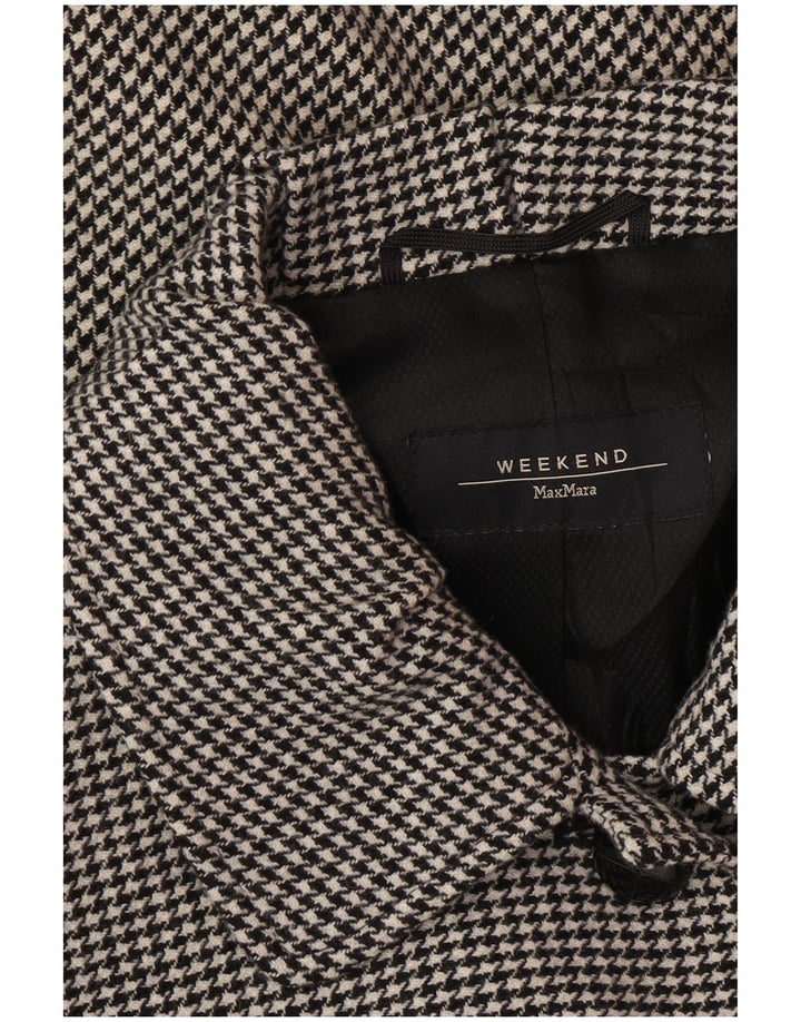 MAX MARA Conjunto de falda de 2 piezas con 4 botones para mujer UK 10 Small W28 Grey Classic