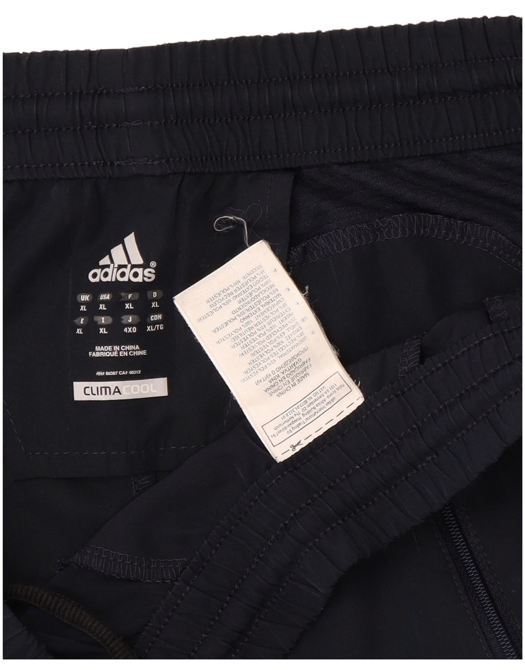 Adidas Mens Climacool Sport Shorts XL Azul Marino Poliéster