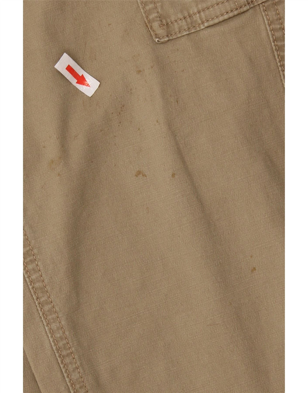 SUPERDRY Pantalón cargo ajustado para hombre W32 L32 Algodón beige