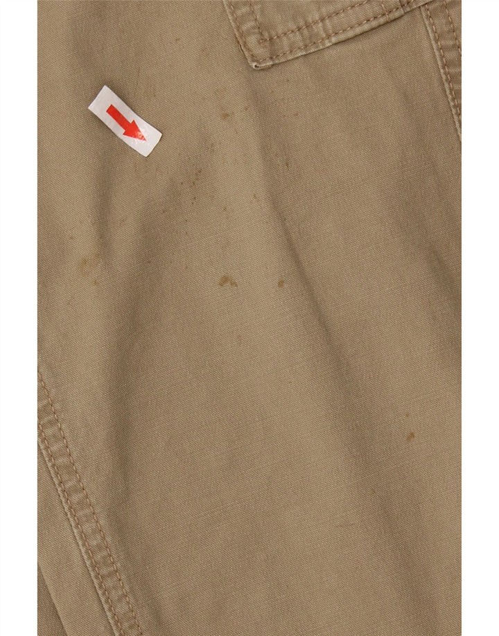 SUPERDRY Pantalón cargo ajustado para hombre W32 L32 Algodón beige