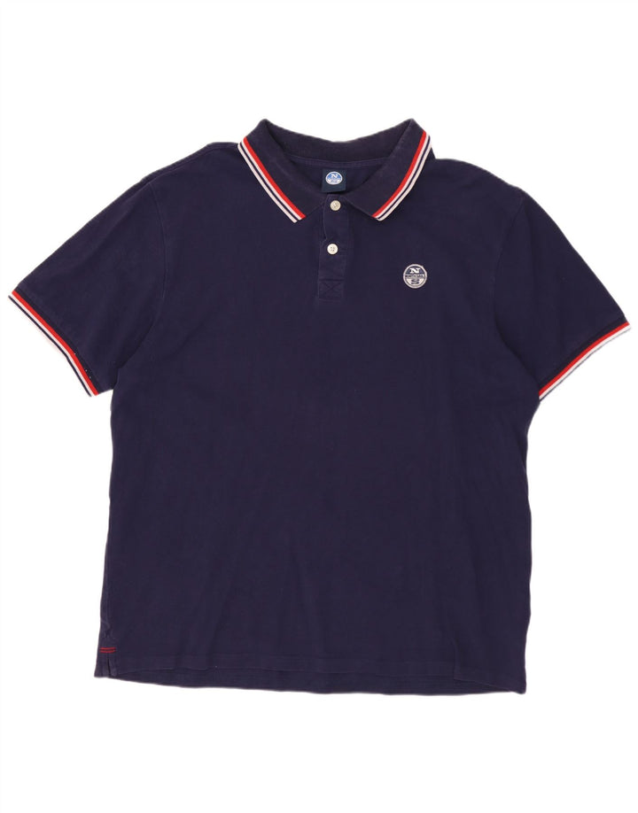 NORTH SAILS Polo Hombre XL Azul Marino Algodón