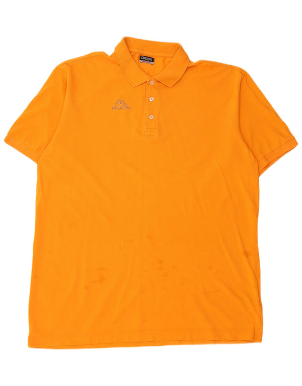 Kappa Polo Hombre 3XL Naranja Algodón