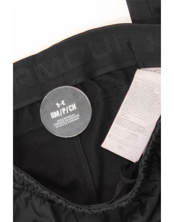 Under Armour Hombre Pantalones De Chándal Gráfico Joggers Small Poliéster Negro