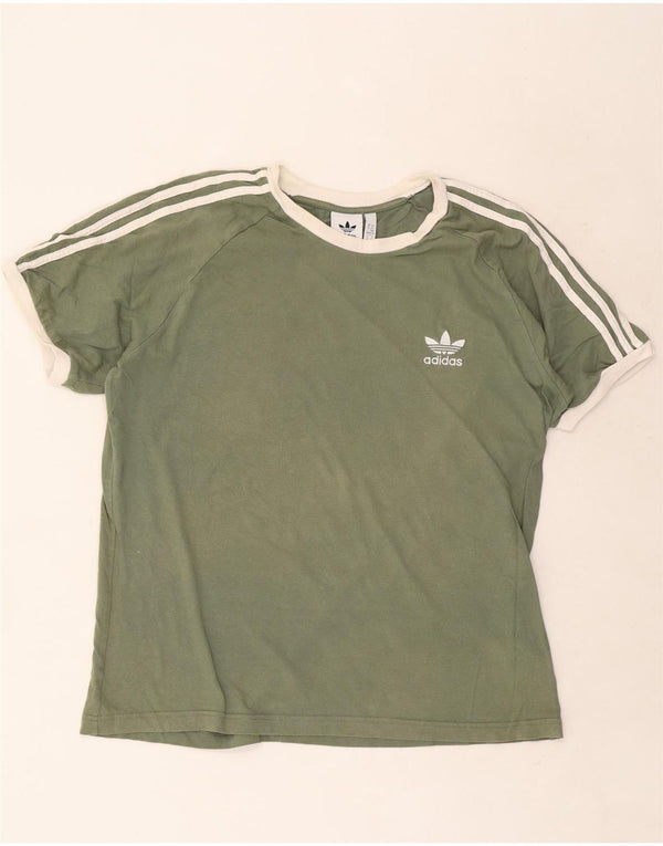 Adidas Camiseta Hombre Top XL Algodón Verde