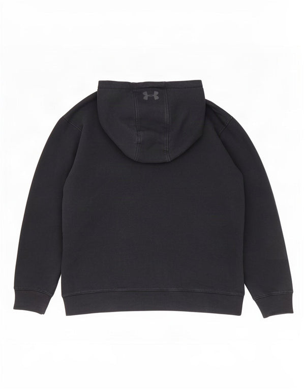Under Armour Cold Gear - Sudadera con capucha y cuello con cremallera para hombre, talla 2XL, color negro
