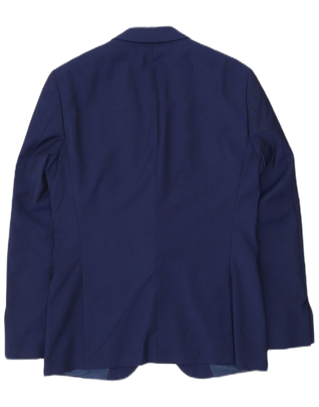 Tommy Hilfiger Chaqueta tipo blazer de 2 botones para hombre IT 46 Small Blue Virgin Wool