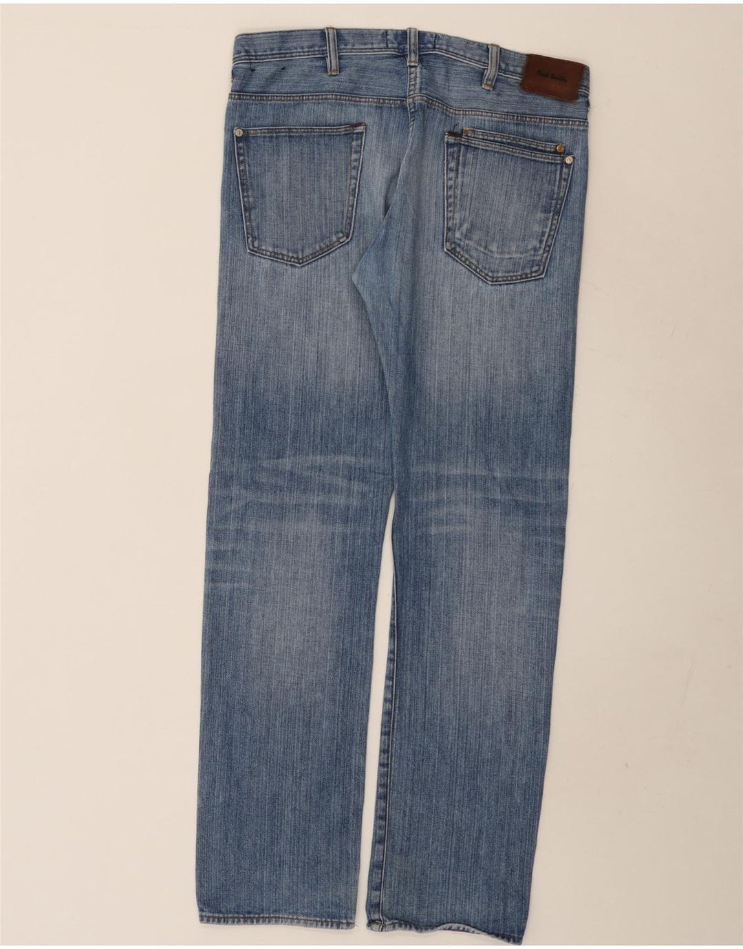 PAUL SMITH Vaqueros rectos para hombre W34 L32 Algodón azul