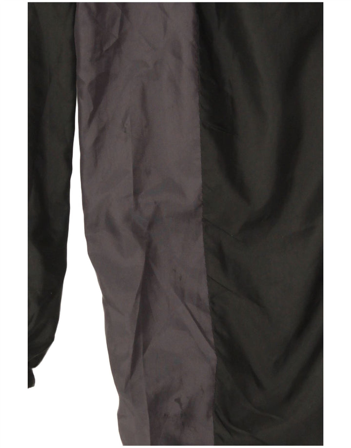 PUMA Chaqueta superior de chándal con capucha para hombre Poliéster color block negro grande