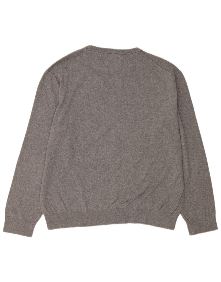 Gant Jersey De Cuello Redondo Para Hombre XL Gris