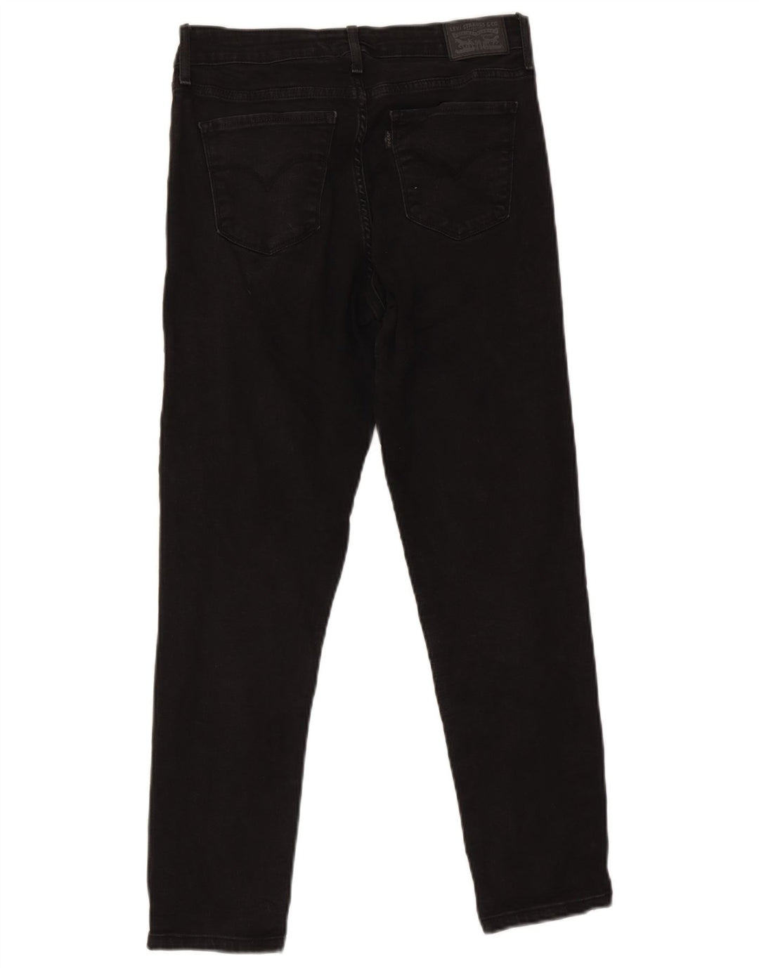 Levi's Mujer 712 Slim Jeans W30 L27 Algodón Negro