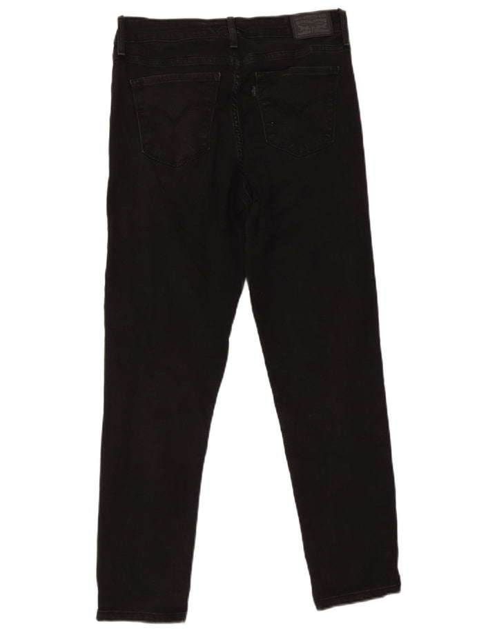 Levi's Mujer 712 Slim Jeans W30 L27 Algodón Negro