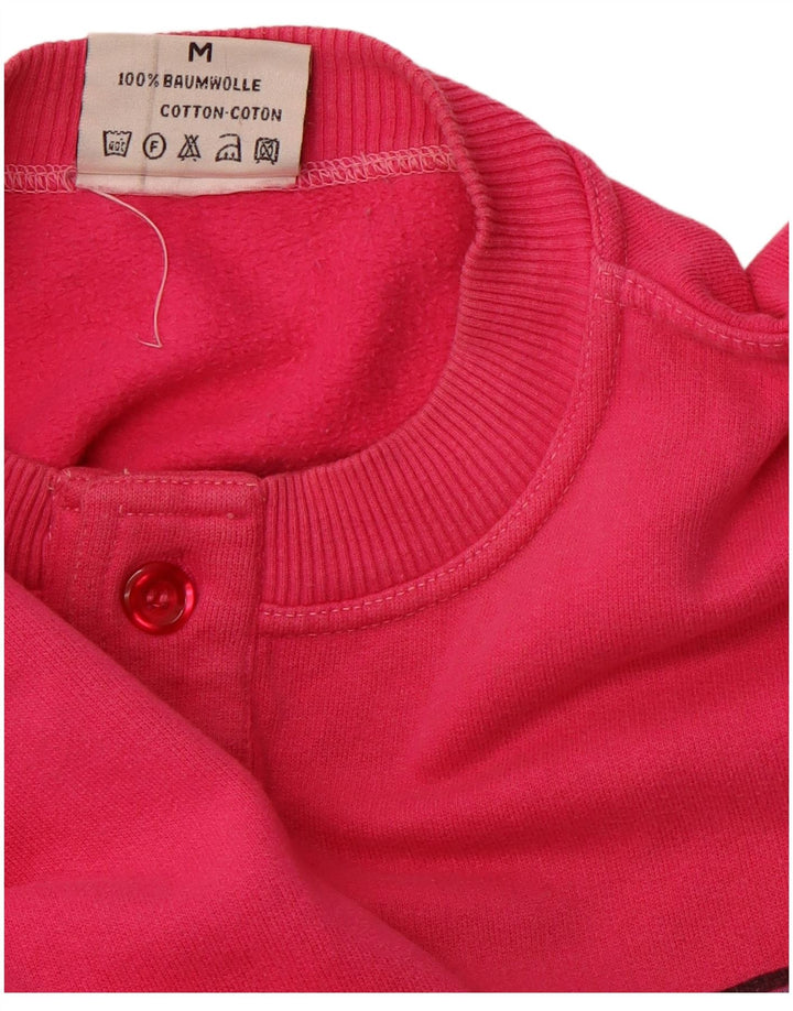 CROWN Sudadera Jumper para Hombre Algodón Rosa Medio