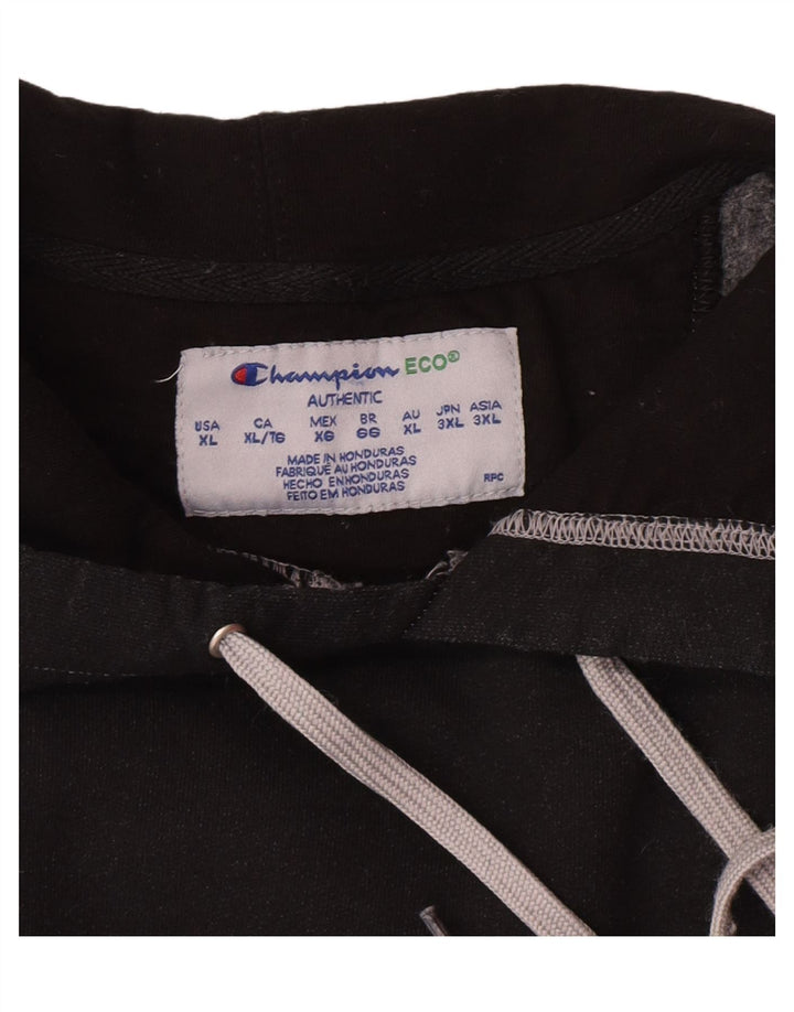 Champion Sudadera con capucha para hombre XL Negro