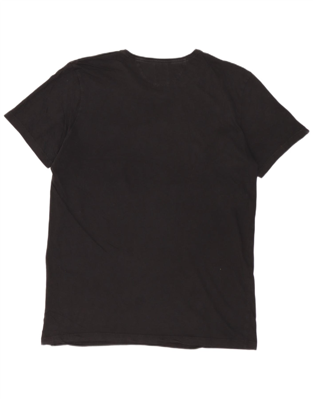 ZARA Hombre Camiseta Top Grande Negro