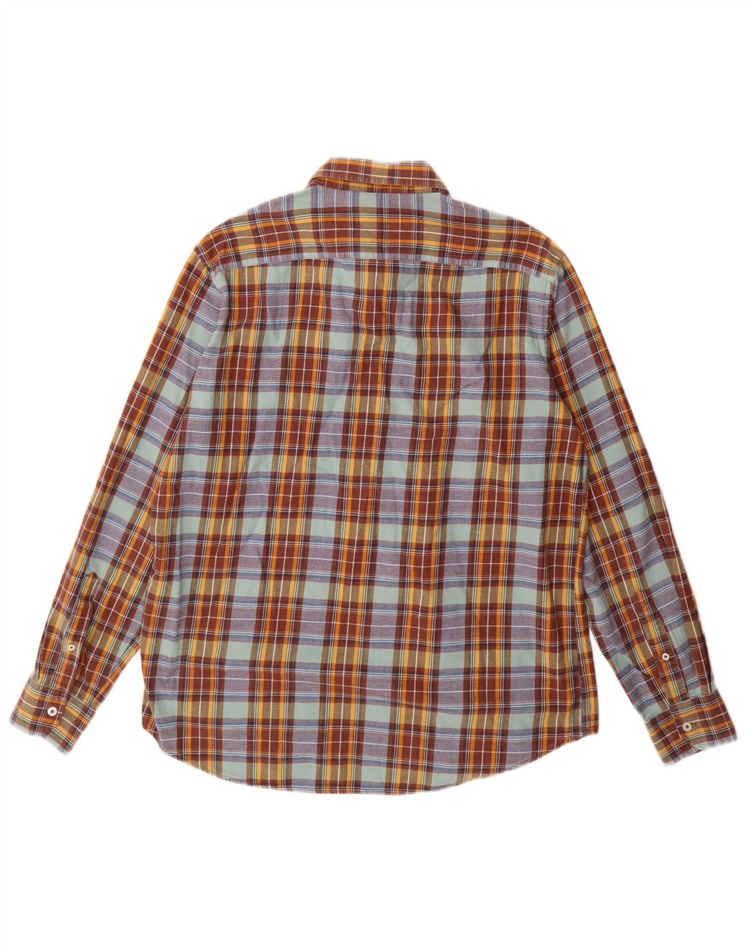 CARRERA Camisa Hombre Franela XL Algodón Cuadros Multicolor