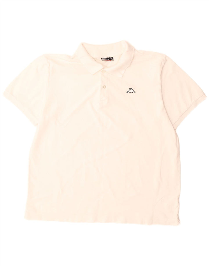 Kappa Polo Hombre XL Blanco Algodón