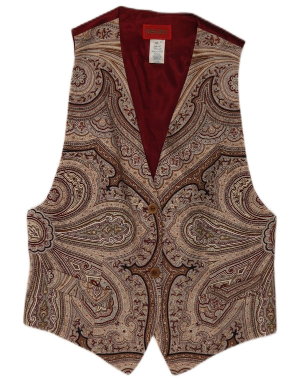 Chaleco Kenzo Mujer EU 40 Mediano Lana Paisley Multicolor