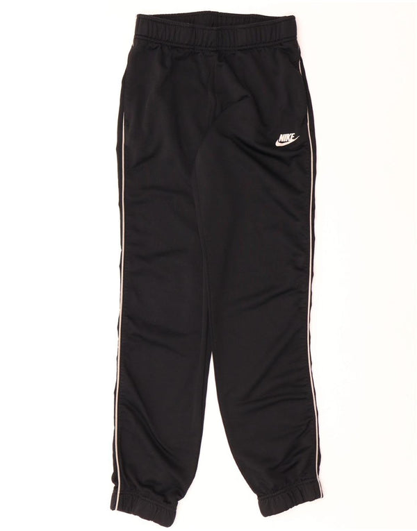 NIKE Mujer Chándal Pantalones Joggers UK 4 XS Negro Poliéster
