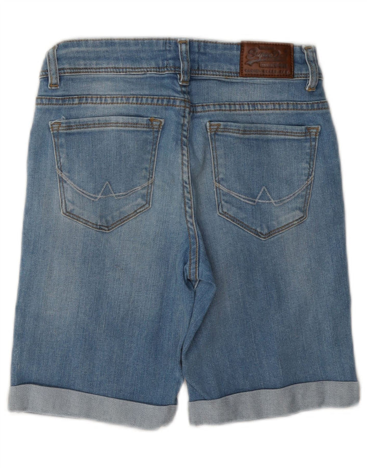 Superdry Shorts De Mezclilla Desgastados W28 Azul Medio