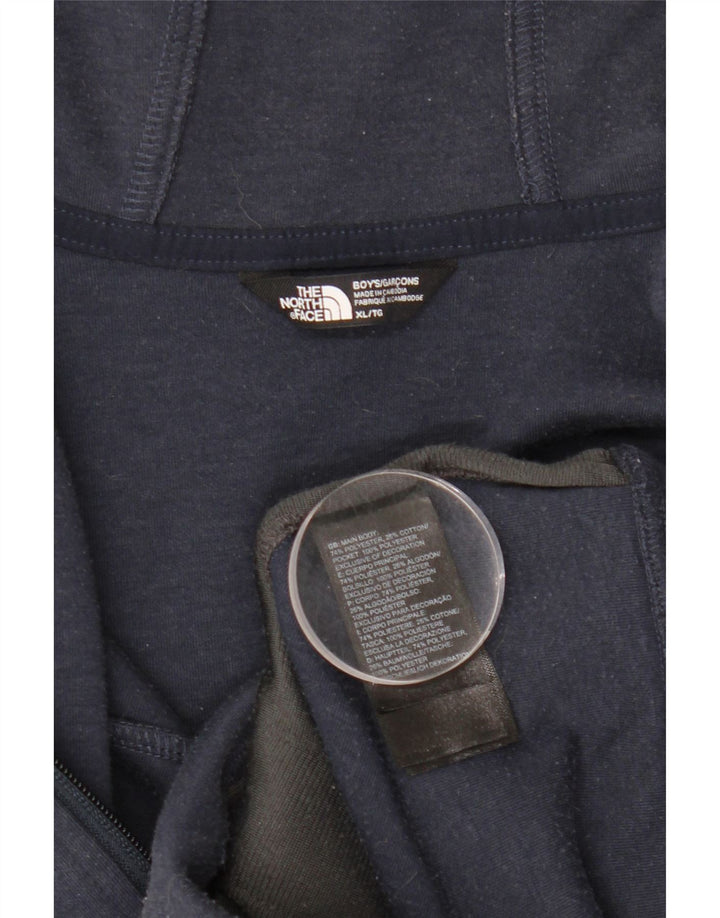 THE NORTH FACE Sudadera con capucha y cremallera para niño 13-14 años XL Azul marino Poliéster