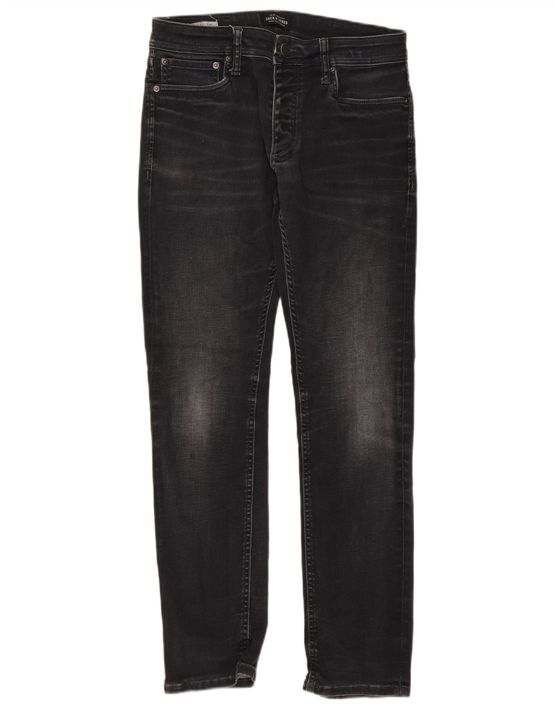 Jack & Jones Tim Slim Jeans para Hombre W32 L32 Algodón Negro