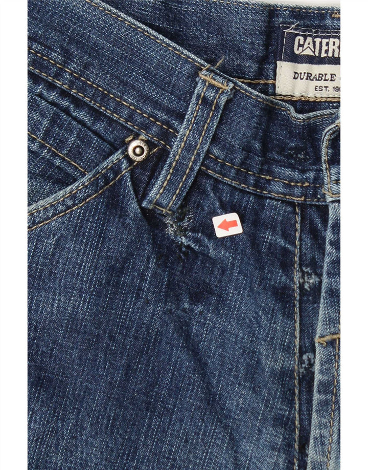 Caterpillar Jeans rectos cargo para hombre W28 L31 Algodón azul