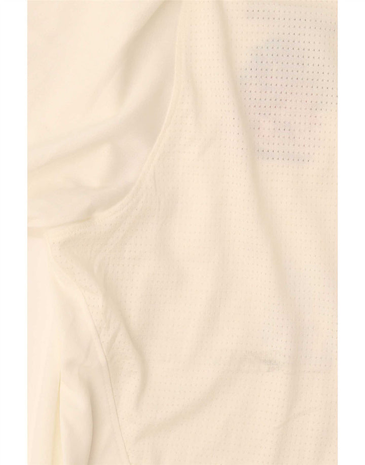Nike Polo gráfico para hombre XL poliéster blanco roto