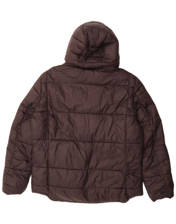 Barbour Chaqueta acolchada con capucha para hombre UK 42 XL Poliamida negra