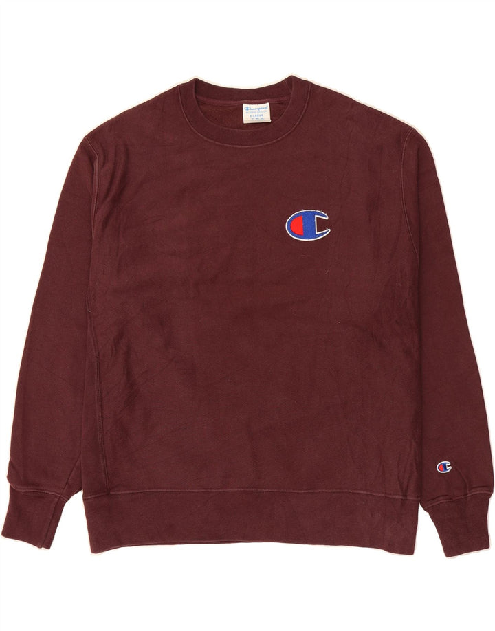 CHAMPION Mens Sweatshirt Jumper XL Burgundy Cotton Vintage Champion and Second-Hand Champion from Messina Hembry 