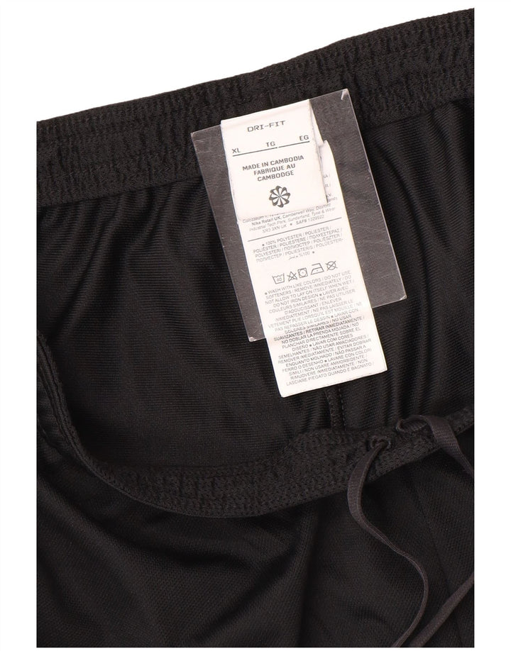 Nike Dri Fit - Pantalón de chándal para hombre, talla XL, poliéster negro