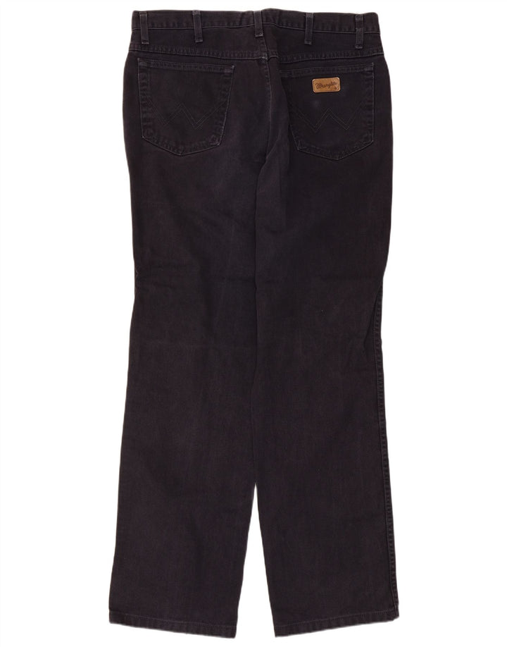 Wrangler Vaqueros rectos para hombre W36 L32 Algodón azul marino