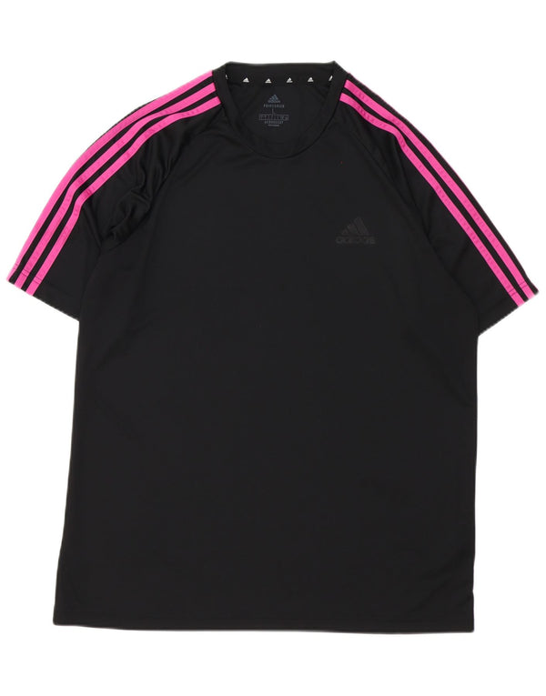 Adidas Hombre Aeroready Camiseta Top Grande Poliéster Negro