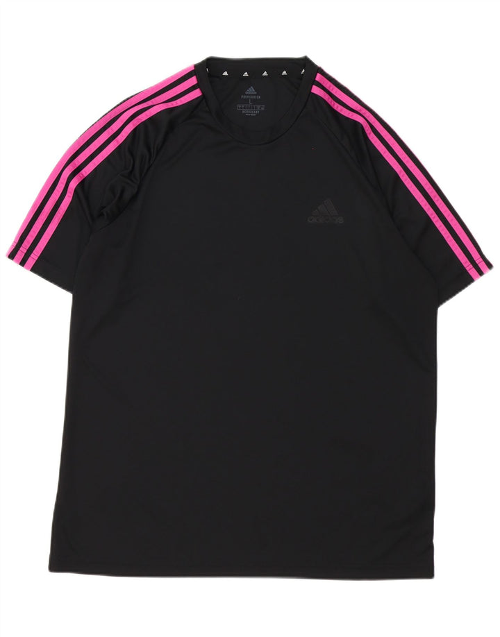 Adidas Hombre Aeroready Camiseta Top Grande Poliéster Negro