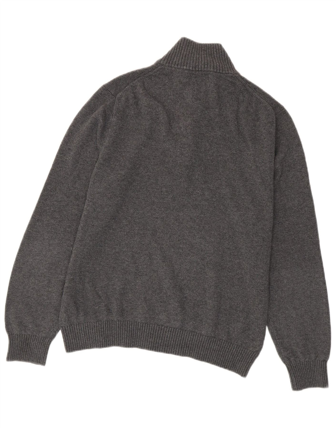 NAUTICA Jersey Hombre con Cremallera y Cuello de Algodón Gris Medio