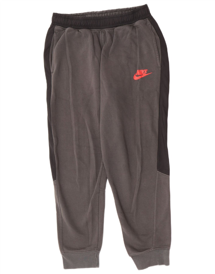 Pantalón De Chándal Nike Hombre Joggers Gris Medio De Algodón Color Block