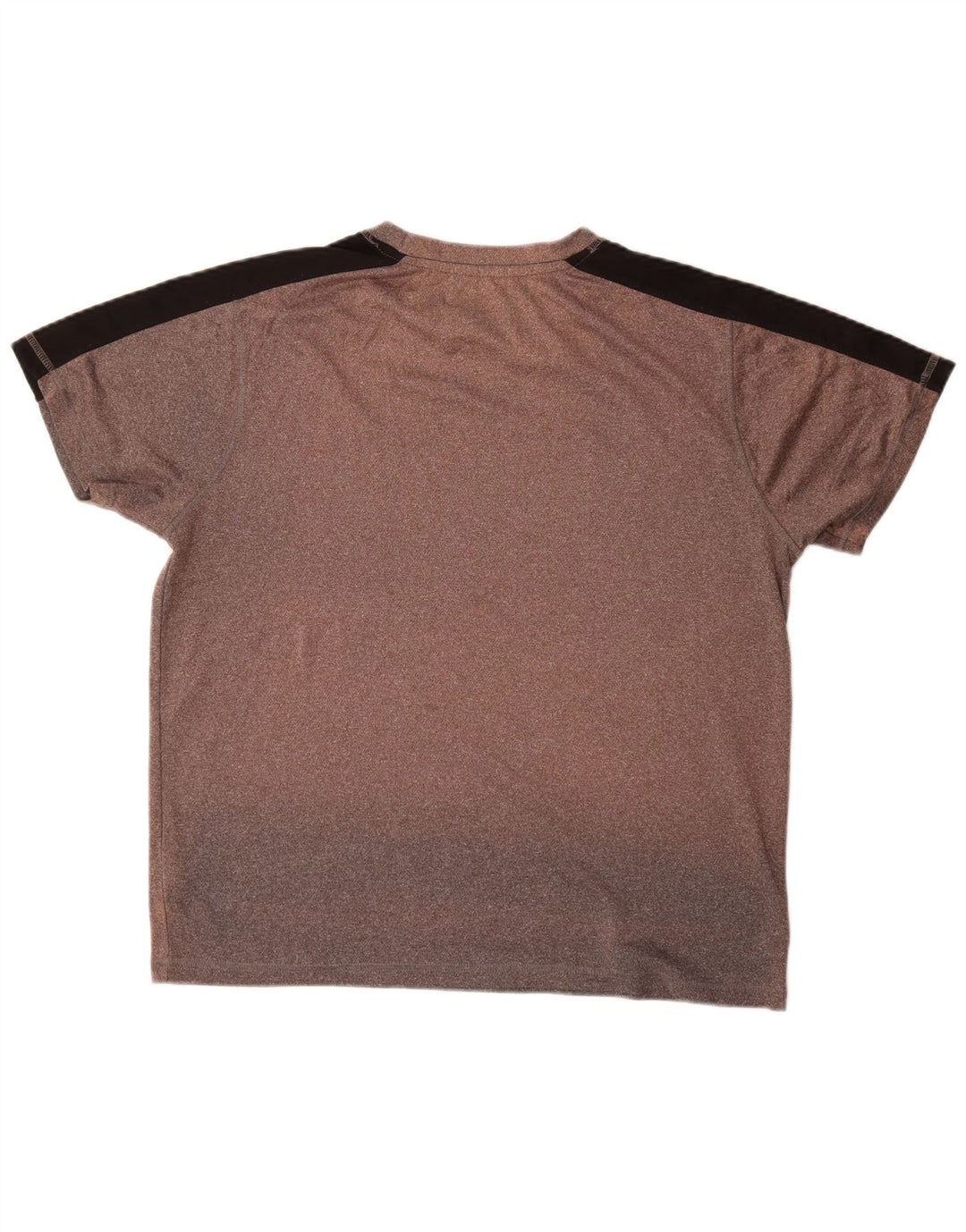 Fila Camiseta para hombre Top Large Marrón Colorblock Poliéster