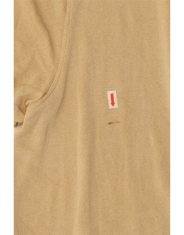 Max Mara - Cárdigan abierto de manga corta para mujer, talla 40, color beige medio