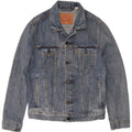 Levi's Chaqueta vaquera para mujer UK 10 Small Blue Cotton