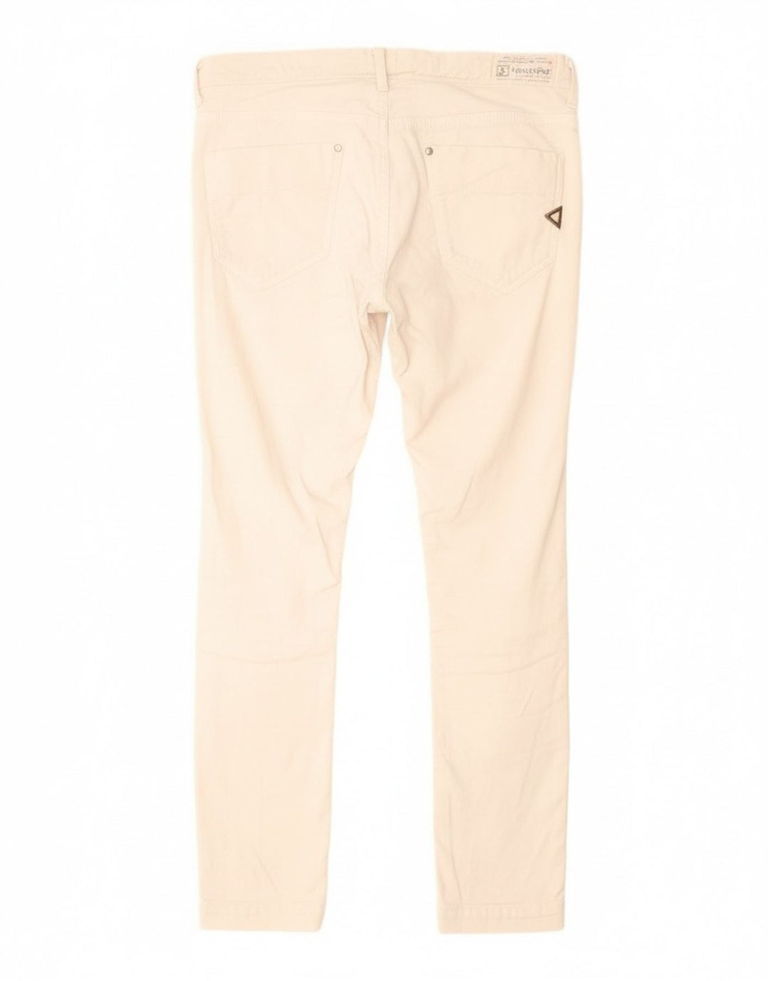 Meltin' Pot Vaqueros ajustados para mujer W36 L34 Algodón blanco
