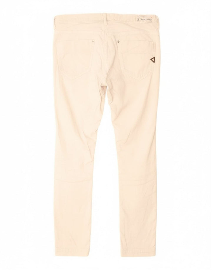 Meltin' Pot Vaqueros ajustados para mujer W36 L34 Algodón blanco