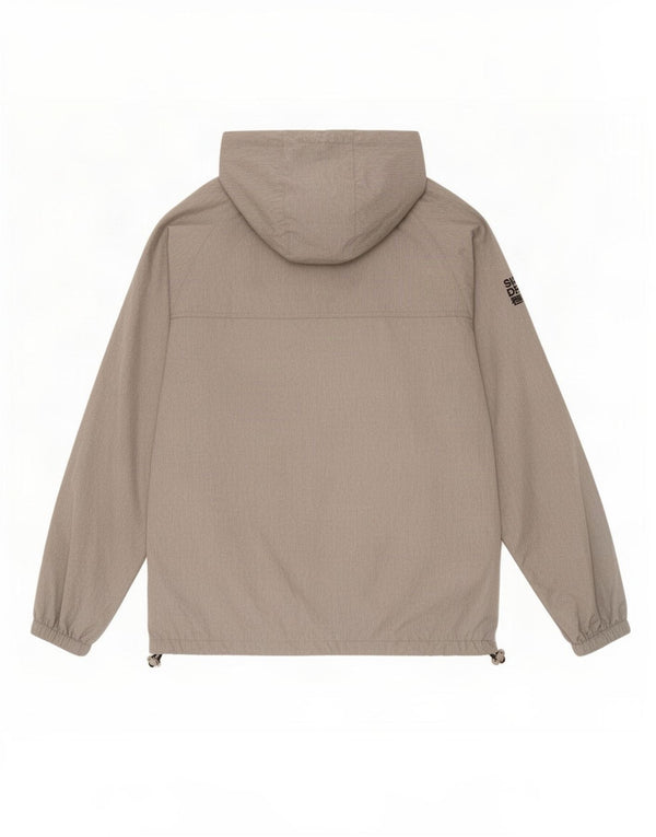 Superdry Chaqueta impermeable con capucha Windcagoule para hombre UK 42 XL Poliéster gris