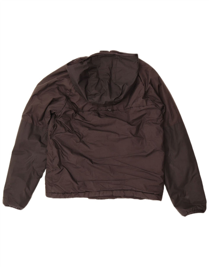 Nike - Chaqueta cortavientos con capucha Therma-Fit para mujer, talla 40, talla M, color negro