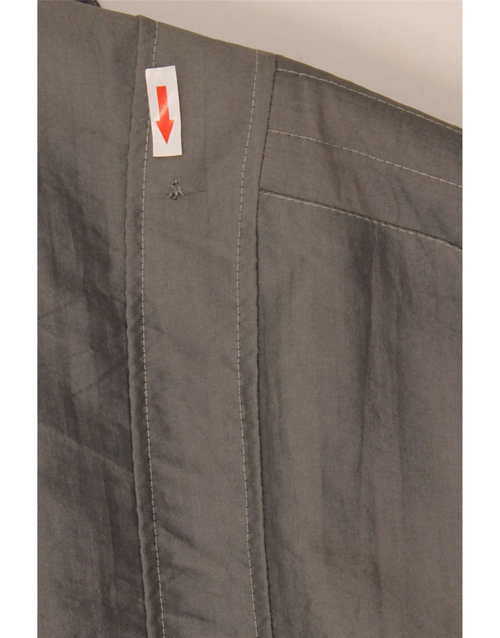 Vintage hombres Sherpa Bomber chaqueta Reino Unido 40 gris grande