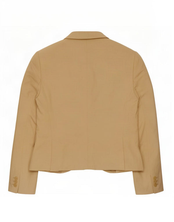 Massimo Dutti Blazer Mujer 1 Botón EU 44 XL Lino Beige