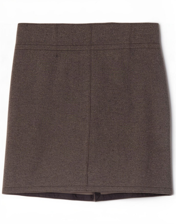 Cerruti 1881 Falda cruzada para mujer grande W32 Gris