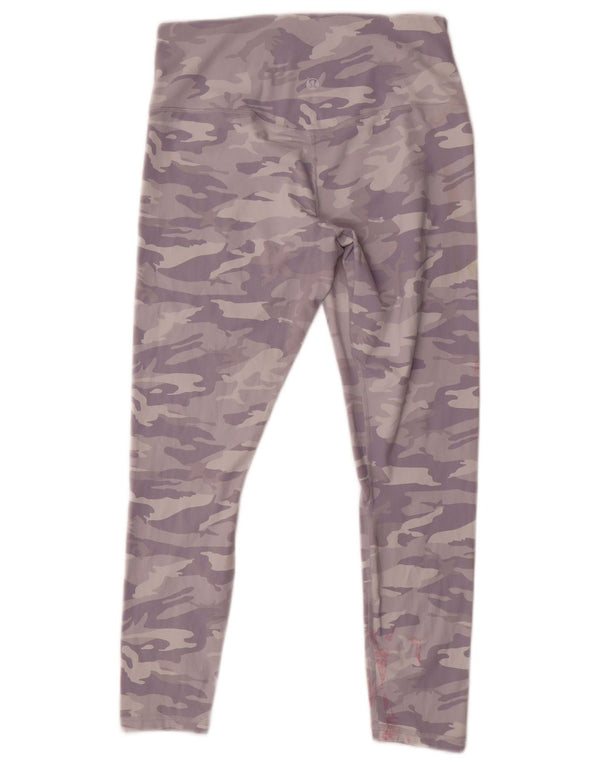 Lululemon Leggings cortos para mujer Reino Unido 44 Camuflaje morado grande