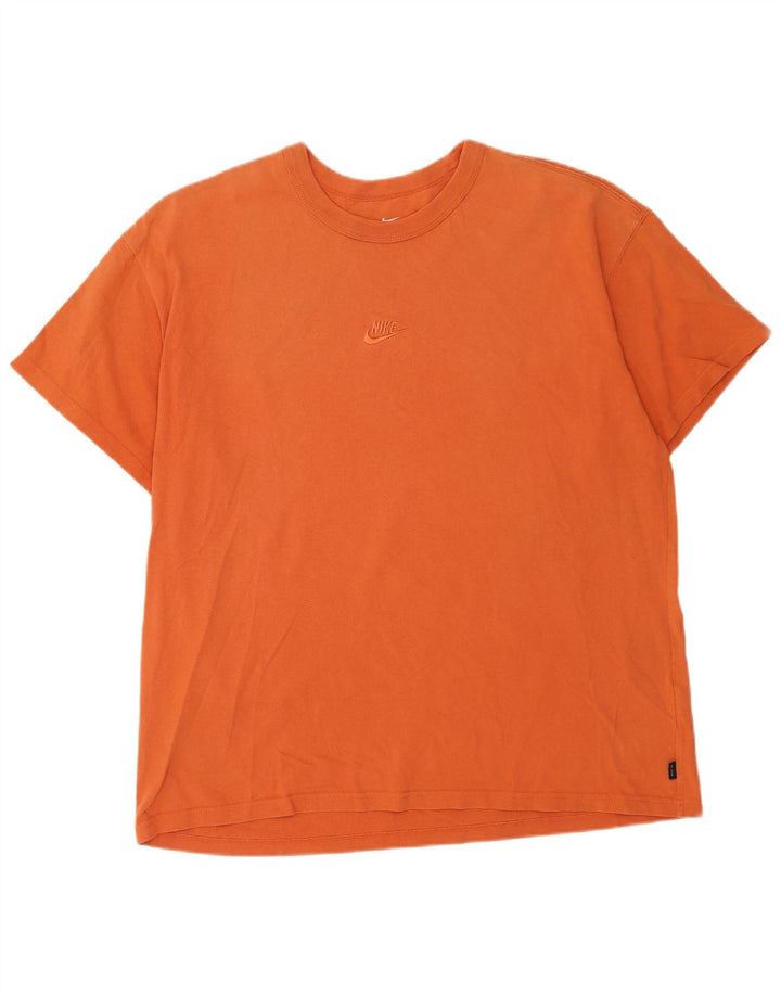 Camiseta Nike Hombre Top XL Naranja Algodón